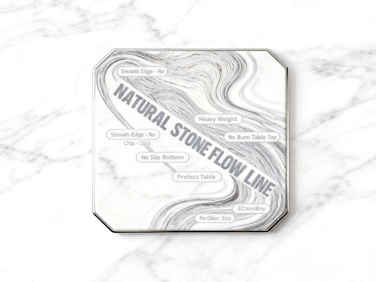 🔥 Protect Your Surfaces in Style — Premium Heat Resistant Trivet Designed for Modern Kitchens