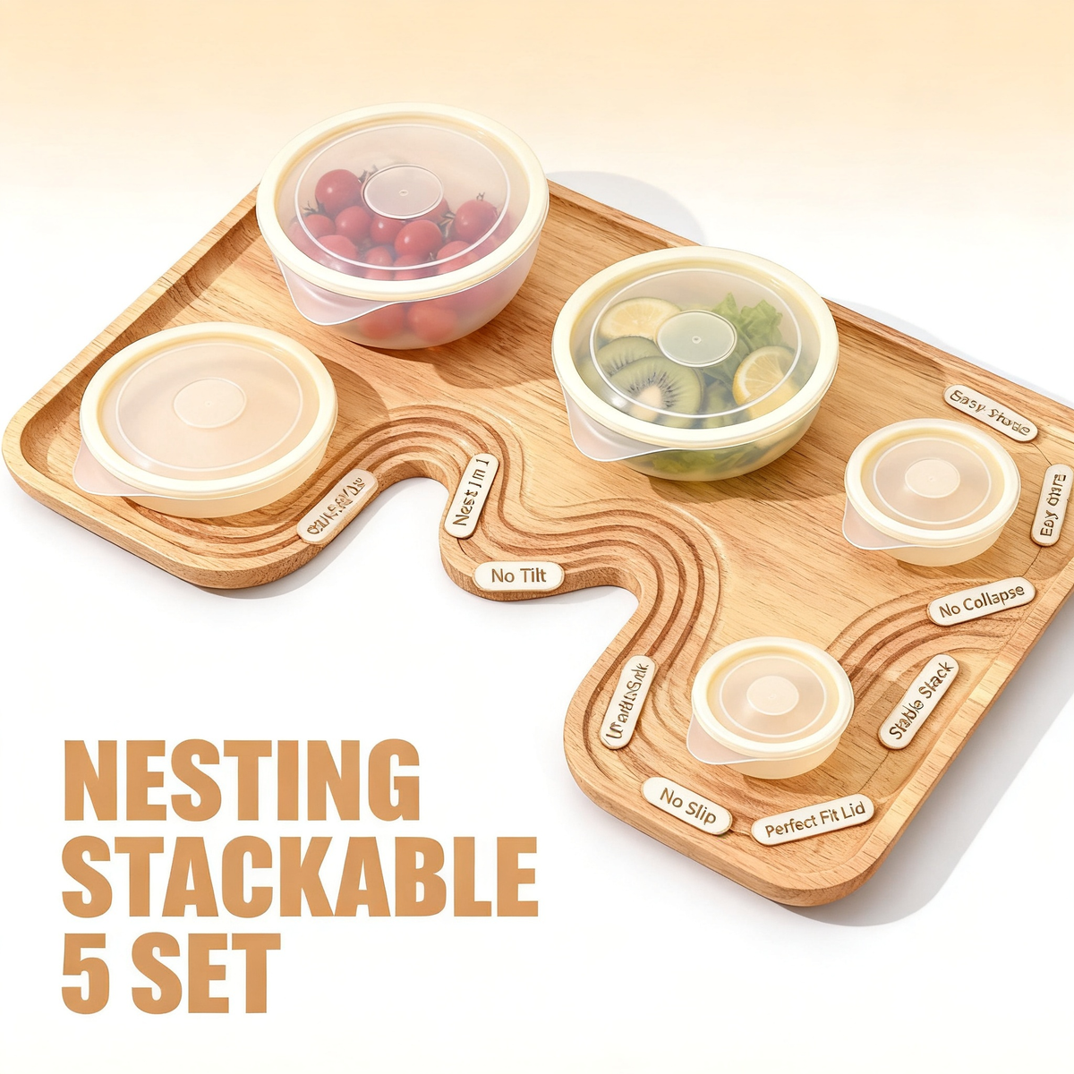 🤍 Keep Your Food Fresher For Longer With A Beautifully Designed Airtight Storage Container