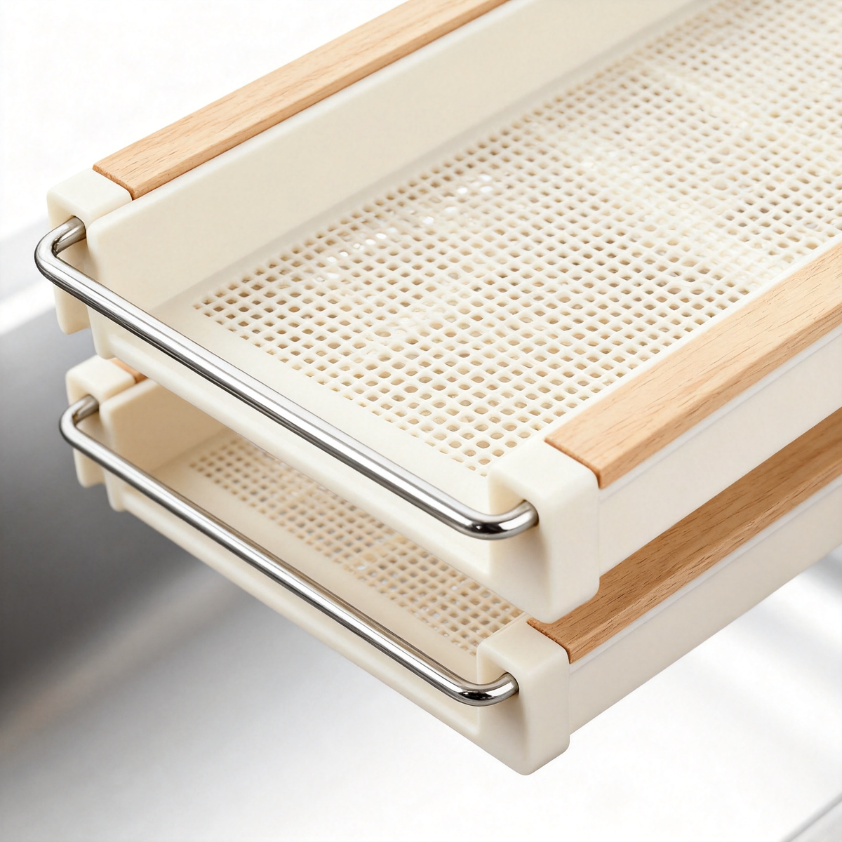 🥬 Expand Your Kitchen Efficiency With A Flexible Sink Colander Designed For Washing, Draining & Organizing