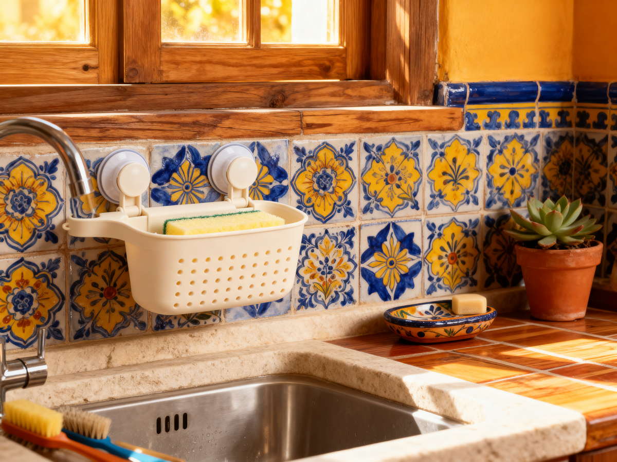 🧺 Upgrade Your Kitchen Organization — Expandable Sink Caddy Designed to Keep Your Countertop Clean & Clutter-Free
