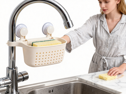 🧺 Upgrade Your Kitchen Organization — Expandable Sink Caddy Designed to Keep Your Countertop Clean & Clutter-Free