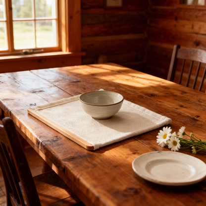 🌿 Keep Your Kitchen Beautiful & Dry — Premium Wooden Edge Absorbent Mat Designed for Cleaner Countertops