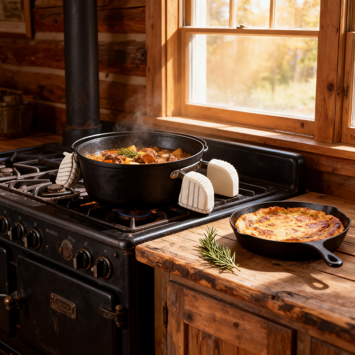 🖐️ No More Hot Handles — Premium Silicone Cast Iron Handle Cover Designed for Safer Cooking