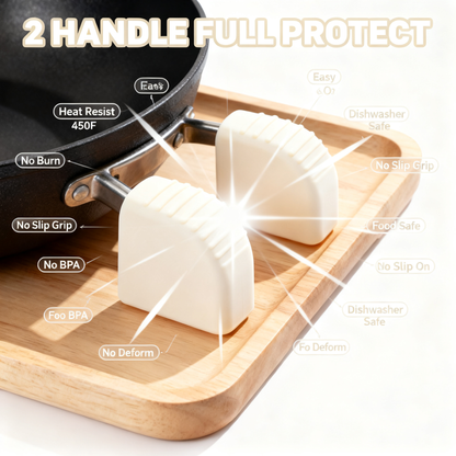 🖐️ No More Hot Handles — Premium Silicone Cast Iron Handle Cover Designed for Safer Cooking