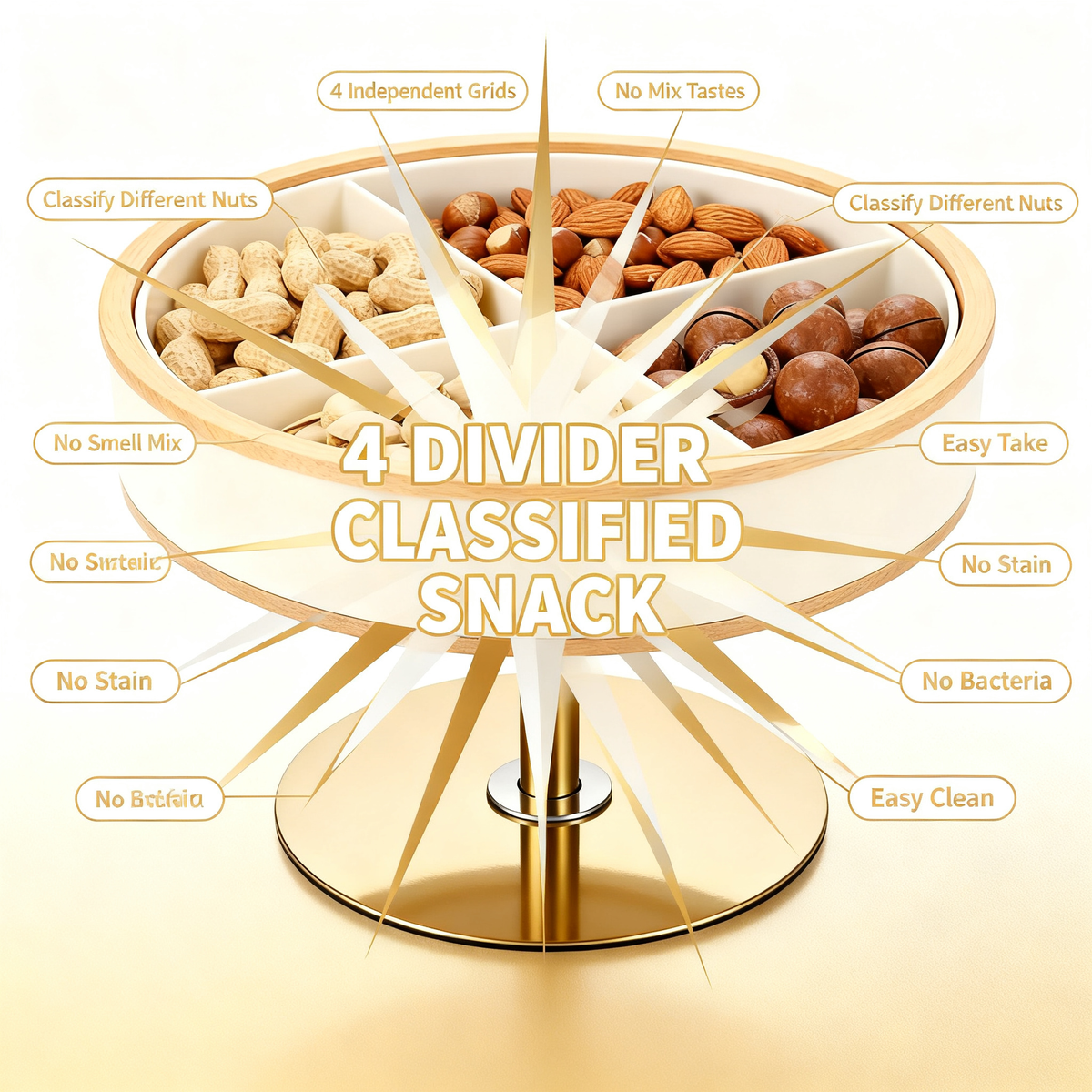 🔄 Effortless Organization at Your Fingertips — 360° Rotating Storage Tray Designed for a Cleaner & Smarter Home