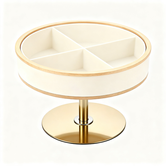 🔄 Effortless Organization at Your Fingertips — 360° Rotating Storage Tray Designed for a Cleaner & Smarter Home