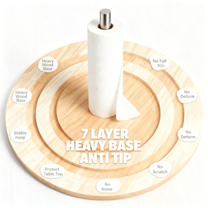 🌿 Minimalist Wooden Paper Towel Holder — A Beautiful Balance of Nature, Function & Modern Kitchen Design