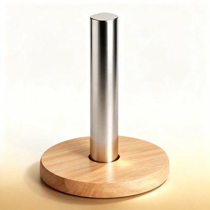 🌿 Minimalist Wooden Paper Towel Holder — A Beautiful Balance of Nature, Function & Modern Kitchen Design