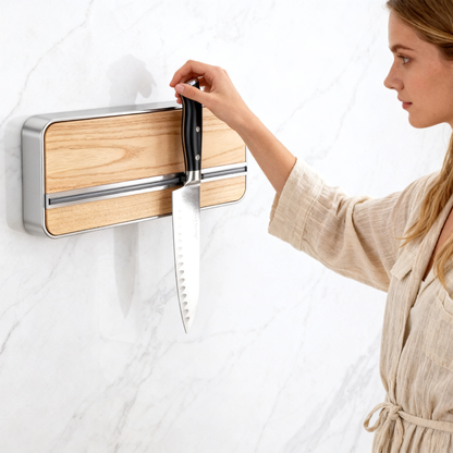 🏡 Wall-Mounted Wooden Paper Towel Holder — Create a Cleaner Kitchen with Smart Space-Saving Storage