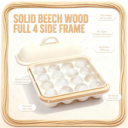 🧊 Ice Cube Storage Box — Keep Your Freezer Organized and Your Drinks Ready Anytime