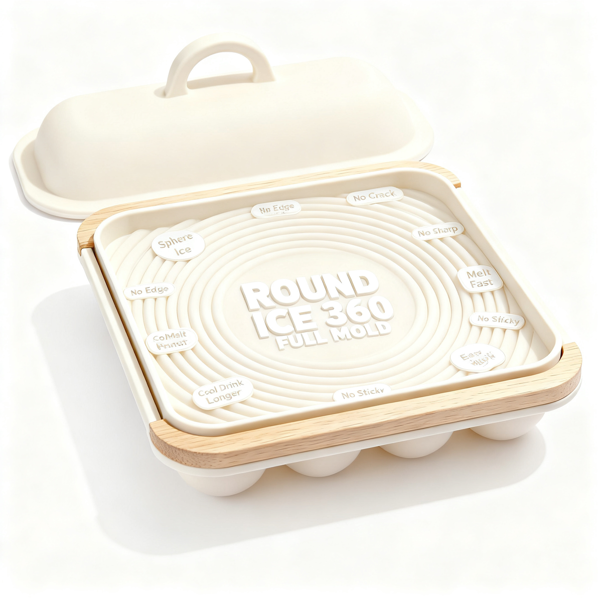 🧊 Ice Cube Storage Box — Keep Your Freezer Organized and Your Drinks Ready Anytime