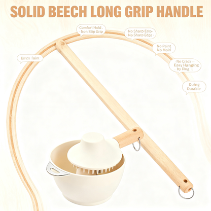 🍋 Fresh Citrus Flavor Made Simple｜A Wooden Handle Lemon Squeezer for Better Homemade Drinks and Cooking