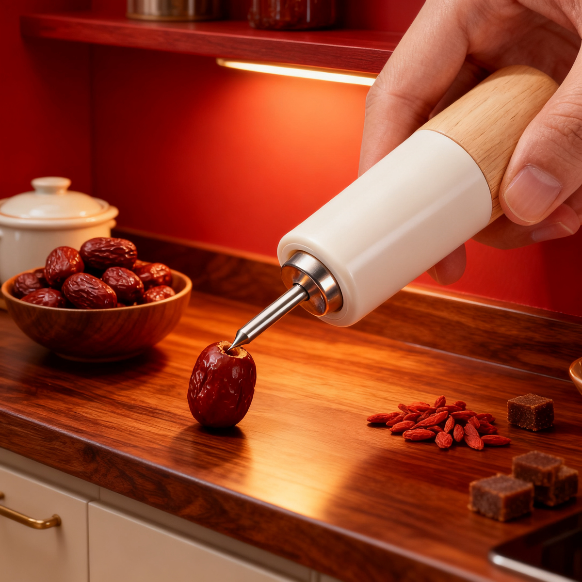 🍒 Enjoy Fresh Fruit More Easily With A Smart Cherry & Date Pitter Designed For Cleaner Preparation