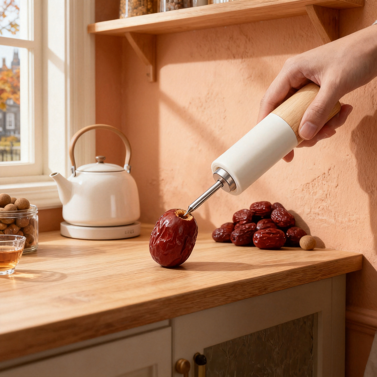 🍒 Enjoy Fresh Fruit More Easily With A Smart Cherry & Date Pitter Designed For Cleaner Preparation