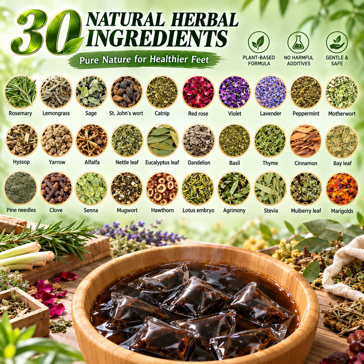 MOPRO® 30 Herbal Repair & Detox Foot Bath Beads🦶 transform your daily foot care routine into a relaxing and enjoyable at-home spa experience🏠🛁