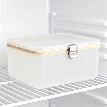 🤎 Add Natural Beauty To Your Kitchen With A Bamboo Lid Storage Box Designed For Elegant Organization